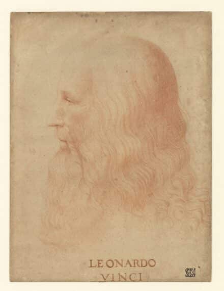 Marco d’Oggiono Portrait de Léonard de Vinci c. 1515 • Sanguine sur papier • 317 x 237 mm Veneranda Biblioteca Ambrosiana, Milan, CA f. 263