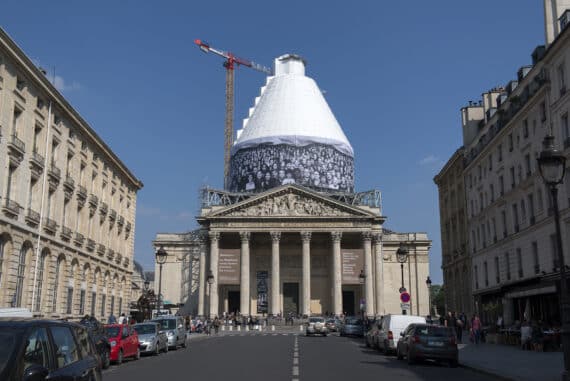 Au Panthéon ! Une installation de JR qui a fait le tour du monde. © Courtesy 