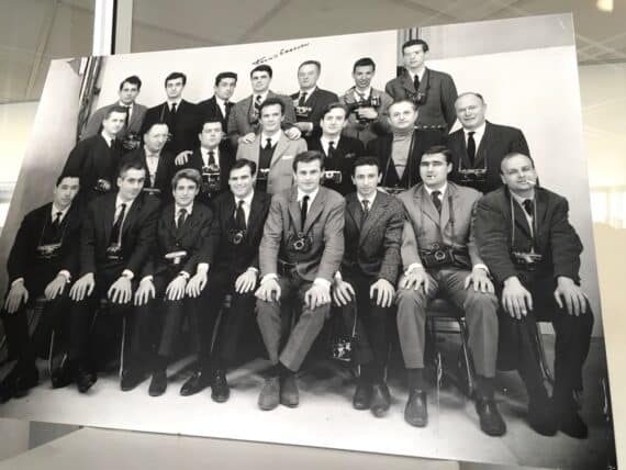 Photo de 1963 avec les photographes de Paris Match